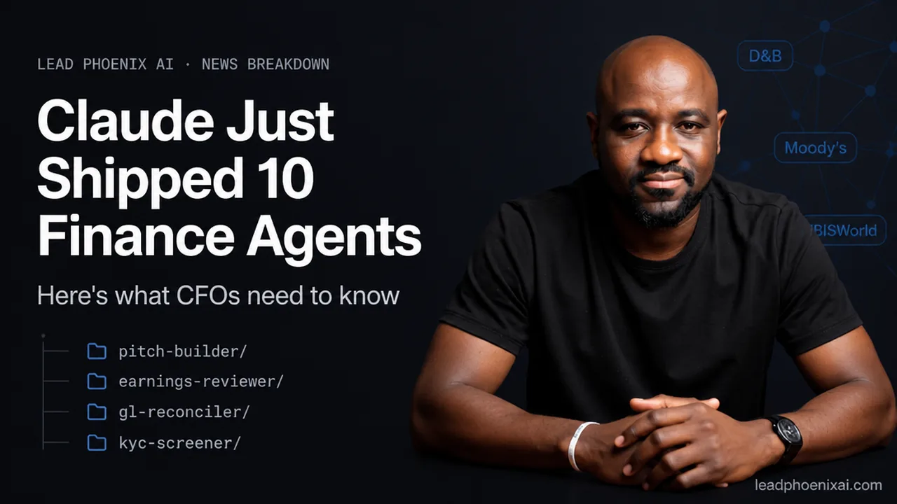 Anthropic finance agents for CFOs