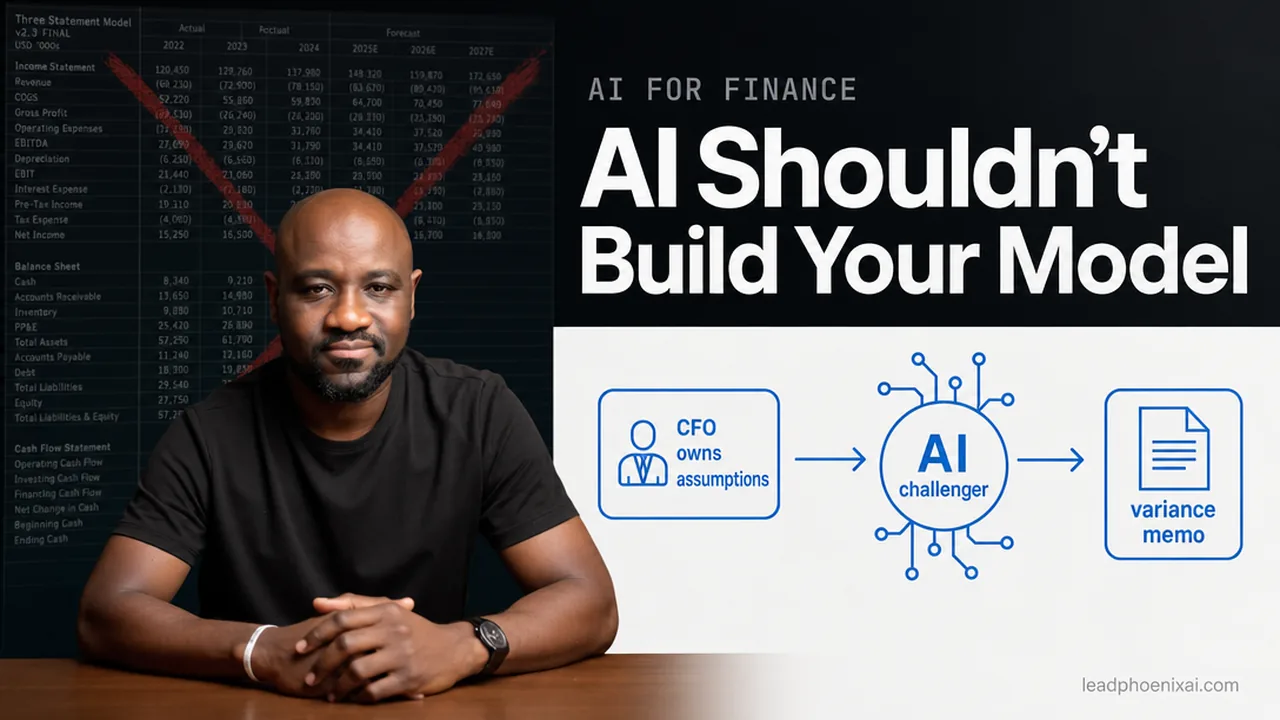 AI financial modeling CFO
